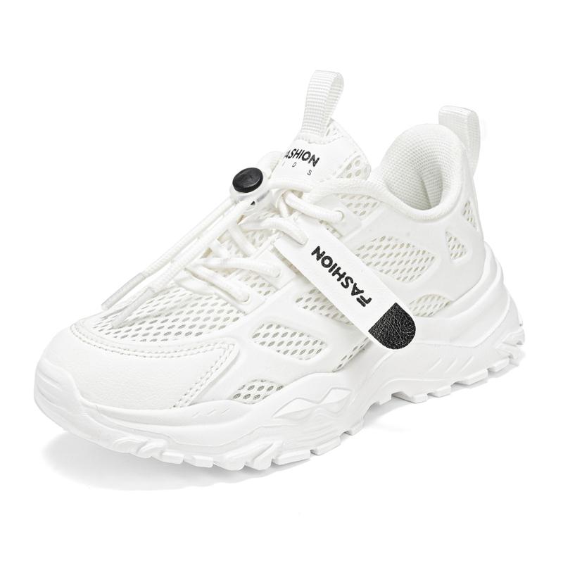 

28-37 Детские модные кроссовки на толстой подошве для спорта и отдыха, белые туфли для папы 28 белый