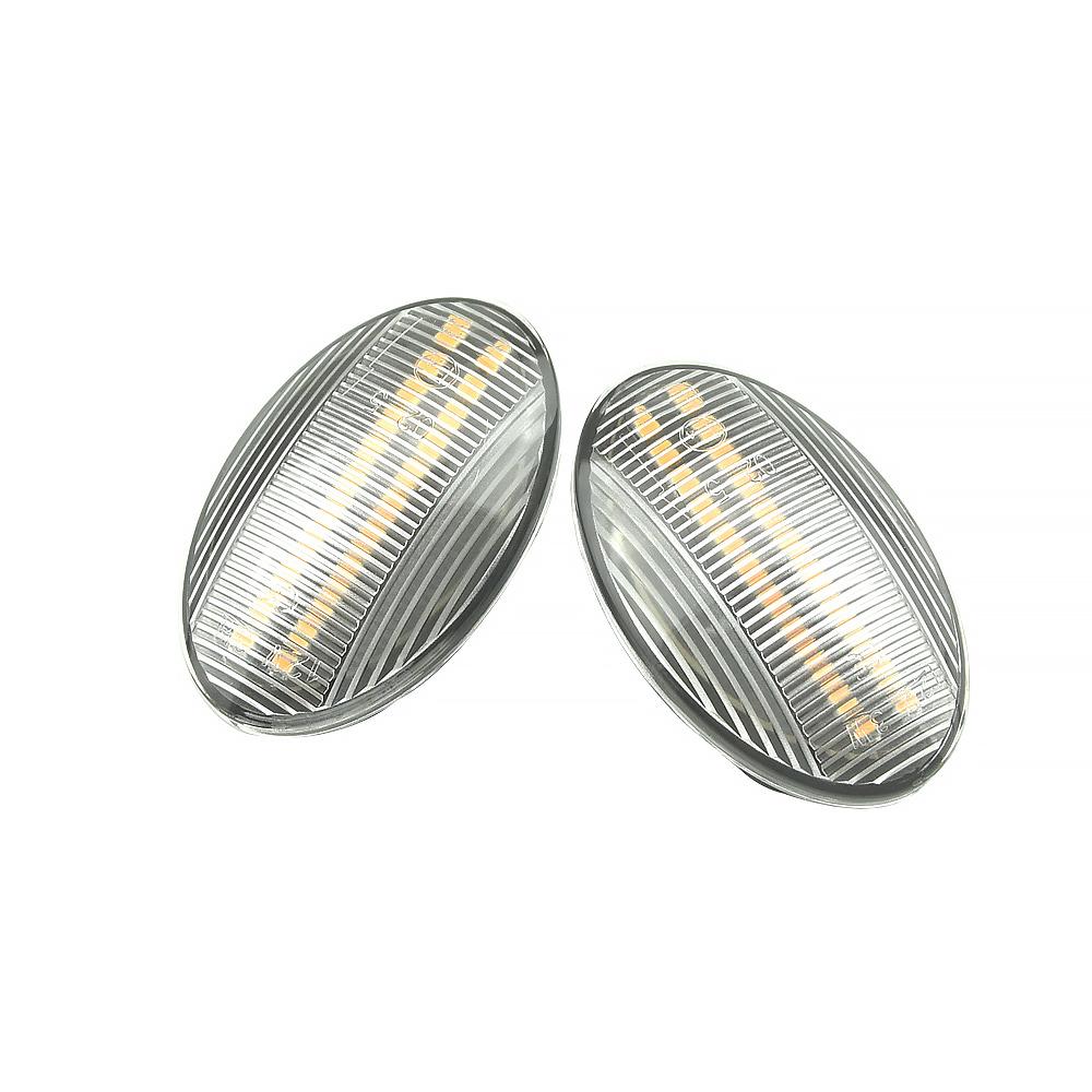 Dynamic Car Light LED Flashing Turn Signal Side Marker Lamp 09.2000-12.2009 For Opel Corsa C (X01)