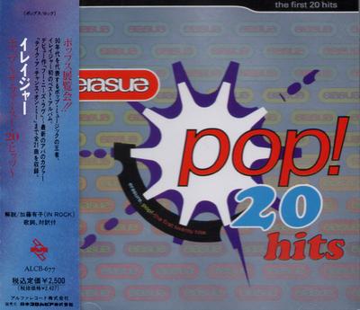 CD ERASURE  Pop  The First 20 Hits ALCB677 AlfaMute 1992 Japan Dance  Electronica Used