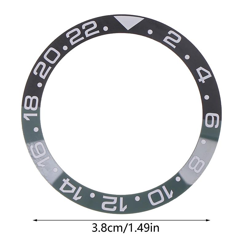 38Mm Curved Ceramics Bezel Insert Fits Skx007 Skx009 Gmt Watch Case Nh35 Nh36 Movement Bezel Insert Ring Men Watch Parts