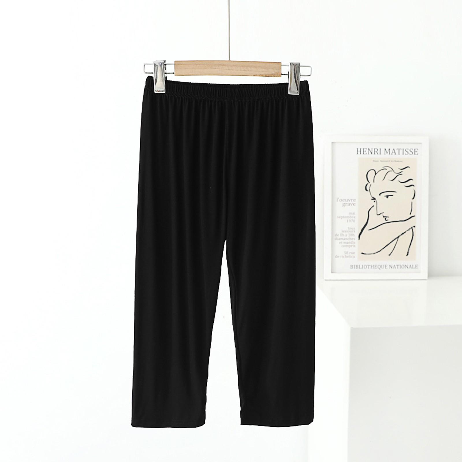 

Женские свободные и удобные повседневные брюки Seven Point Pencil Pants Домашние брюки XXL чёрный