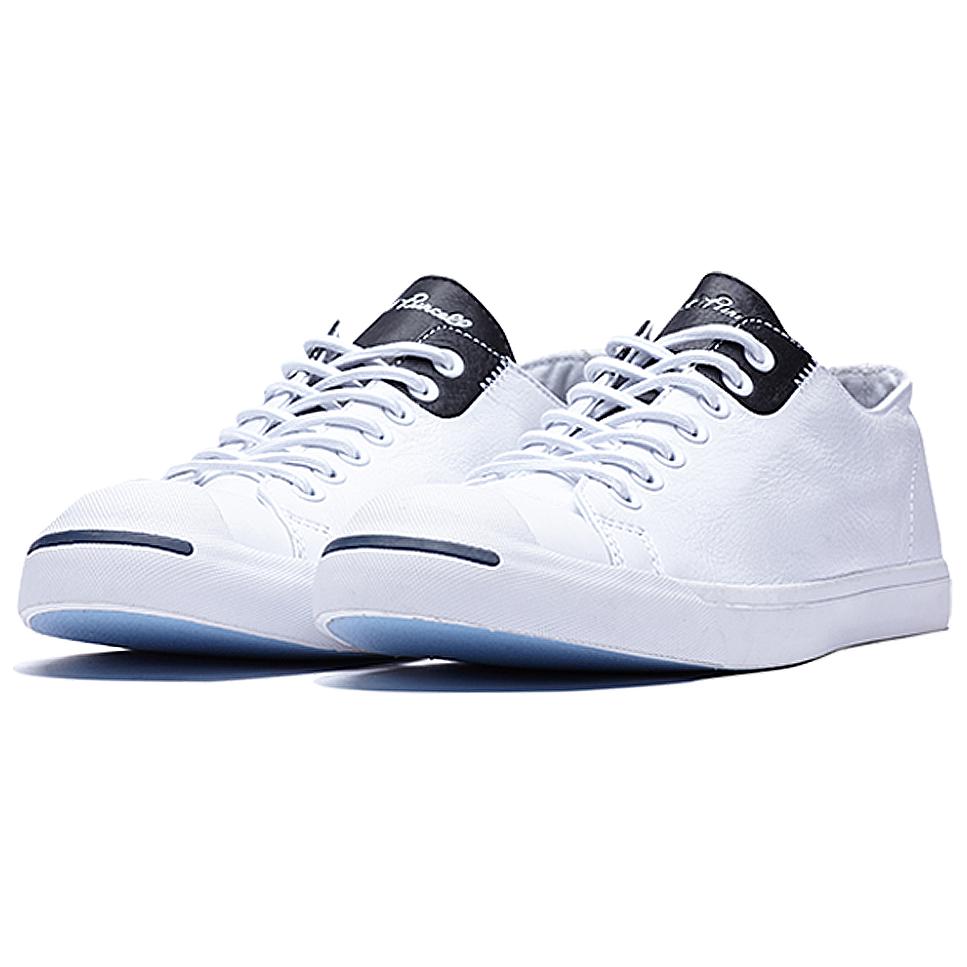 Converse Jack Purcell Lp Classic Comfortable Low Top Canvas Shoes Unisex Sneakers White Black 160206C