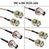 RG316 RF Coaxial BNC Male to Female Adapter for Wireless Mic Antenna Extension