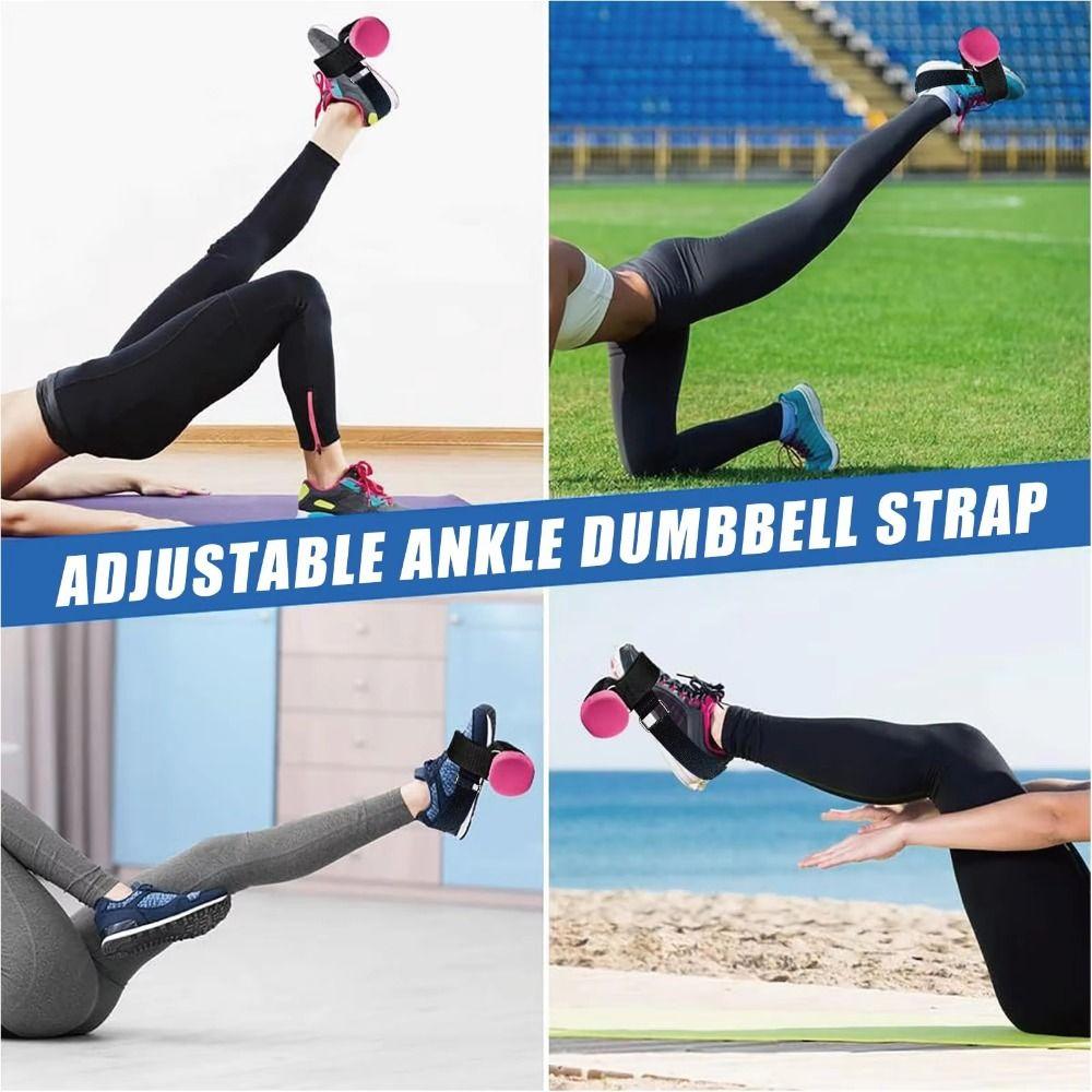 Adjustable Ankle Weights Bands Comfortable Tibialis Trainer Dumbbell Foot Strap  Fitness Equipment