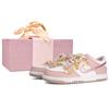 Dunk Pink Velvet Wedding Shoes Abrasion Resistant Abrasion Resistant Low Top Skateboard Shoes Women's Pink DO6485-600(Team318-SBOX)