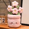 Cute Plush Vast Flower Bouquet Soft Skin-Friendly Plush Plant Doll Cute Healing Flower