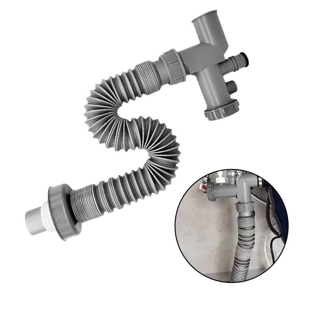 After Stretching 88cm Kitchen Drainage System Efficient Garbage Disposal Downspout High Flow Drain High Flow Capacity