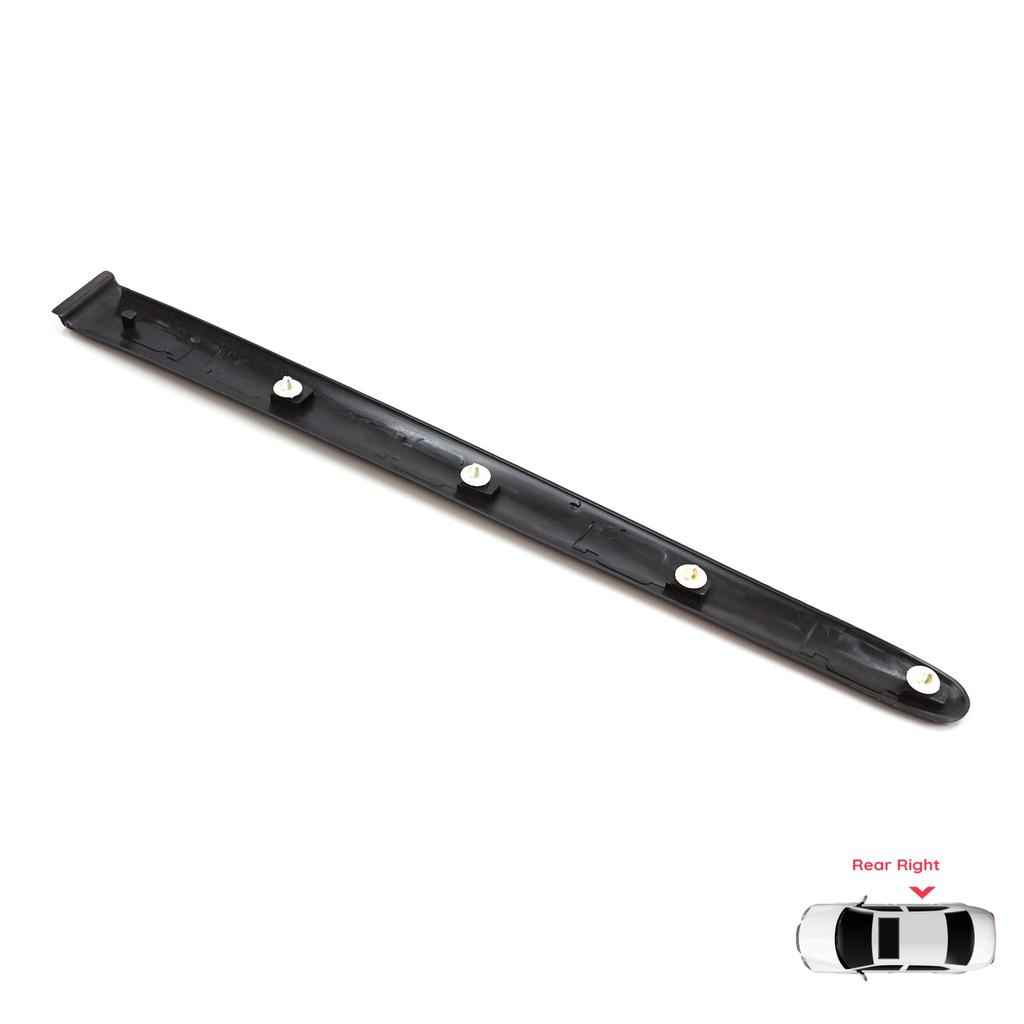BSP1219-2 Panel lišty zadných pravých dverí pre Peugeot 206 206+ 1998-2013 4/5 Dverový 8546E7