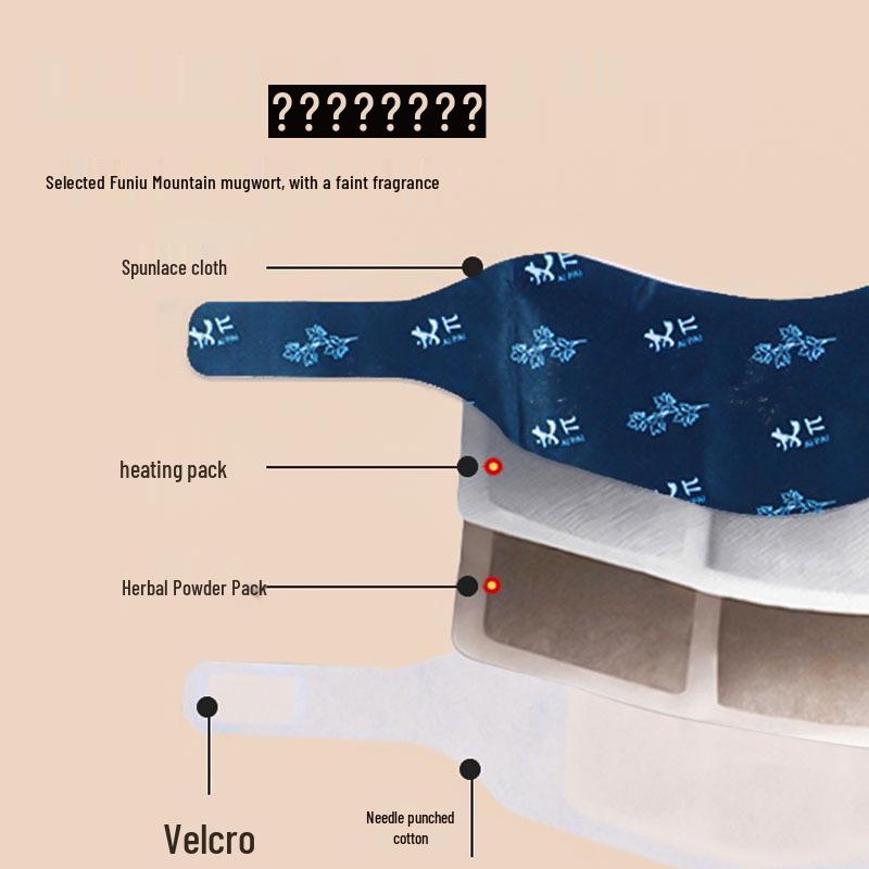 Hot Compress Knee & Cervical Patch with Glucosamine, Chondroitin, Moxibustion, and Essential Oils
