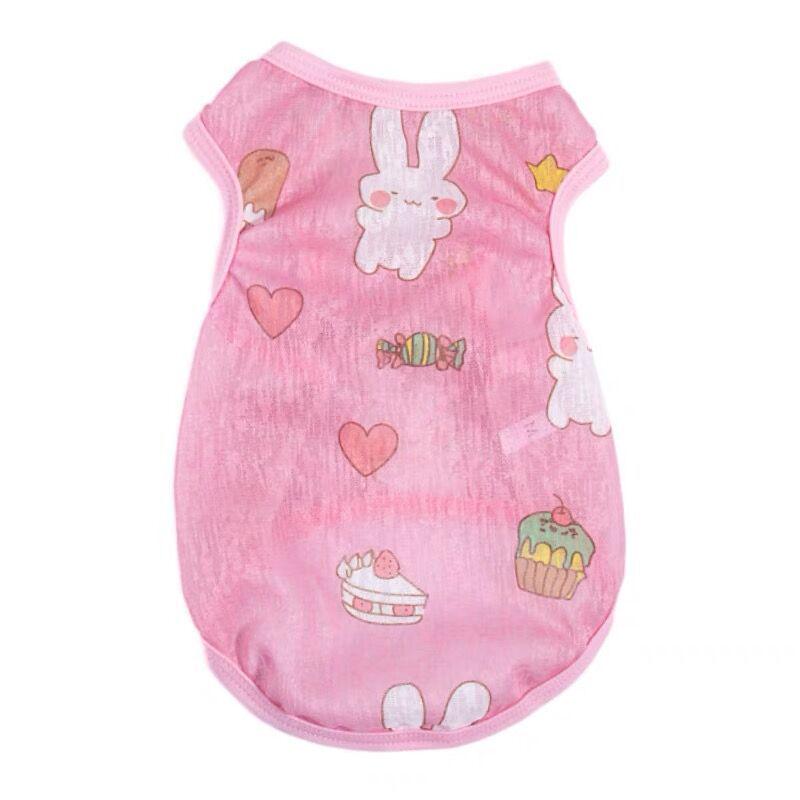 Pet Summer Vest: Lightweight Sun Protection Shirt for Small Dogs and Cats, Perfect for Spring and Summer Wear.