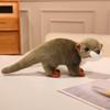 Simulation Otter Doll Plush Toy Guinea Pig Doll Zoo Aquarium Ornament Gift Otter Doll