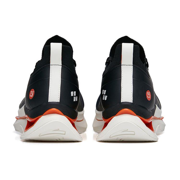 Anta Nitrogen Technology Comfortable Sports Running Shoes Men Sneakers Black Orange 112235680A-1