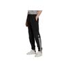 Adidas Originals Logo Three Stripes Comfortable Casual Retro Knitted Sports Pants Men Pants Black HN7028