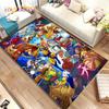 Street Fighter Retro-Game-Gamer-Bereichsteppich, Teppich für Wohnzimmer, Schlafzimmer, Sofa, Fußmatte, Dekoration, rutschfeste Bodenmatte für Kinderspiele