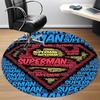 1pc Superhero Costume Office Round Area Rug, Under Office Chairs Bedroom Living Room Home Decor, Room Deco, Available in Various Sizes