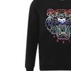 (WMNS) KENZO Multi-Color Embroidered Tiger Head Round Neck Raglan Sleeve Hoodie Black Women's F962SW8074XE-99