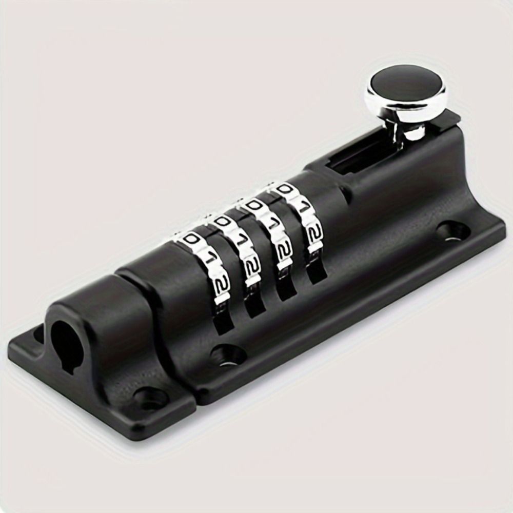 4 Digit Pin Code Security Lock Anti-theft Keyless Door Catch Digital Deadbolt Lock Outdoor