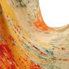New oil painting style new silk satin wrinkled long scarf, dopamine color matching scarf