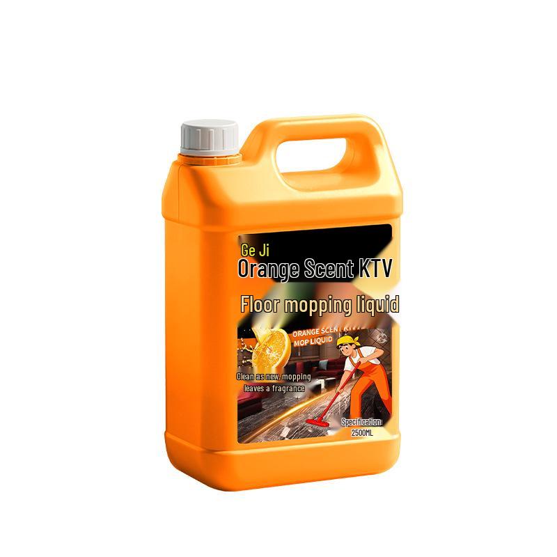 Orange Scent Floor Cleaner for Hotel & KTV Tiles - Strong Stain Remover & Polisher