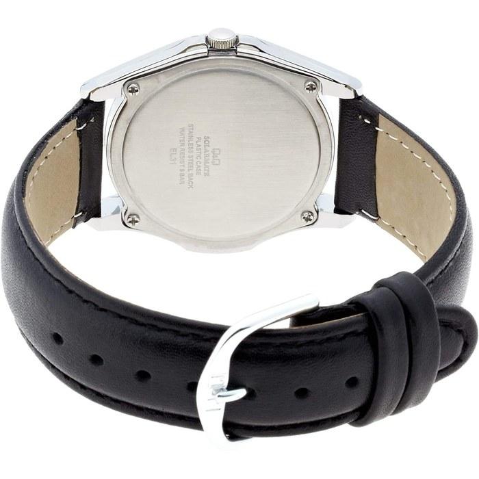 [Citizen Q&Q] Watch Analog Solar Waterproof Leather Strap H008-304 Men's White Black (Leather)