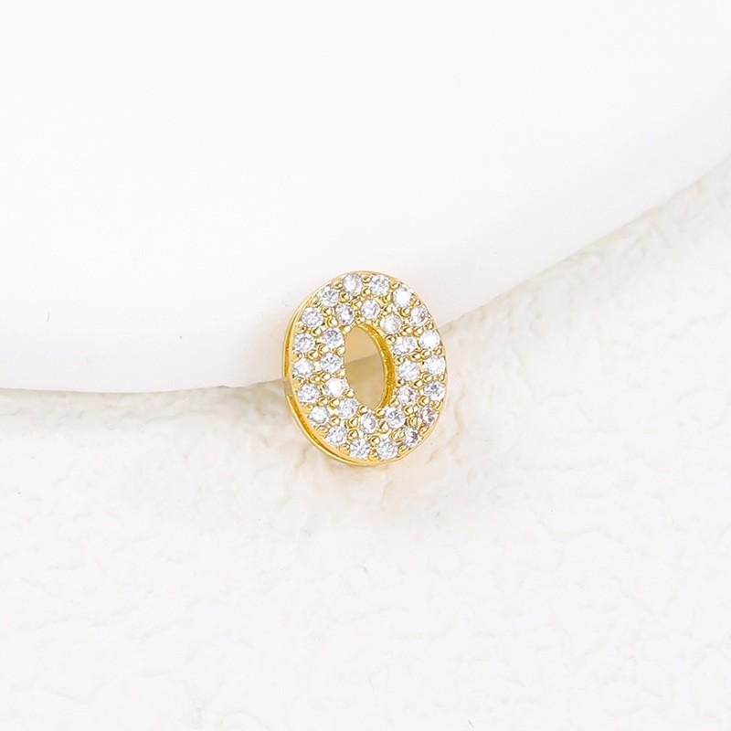 Hot-Selling 26-Letter Zirconia Pendant Necklace with Diamond Cute Design