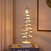 LED Christmas Tree Bedside Lamp,Decorative Iron Art Table Light For Cozy Bedroom&Festive Atmosphere,Battery-Powered Night Light