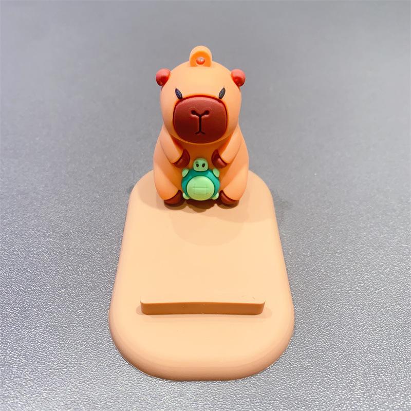 Creative Cartoon Kapibara Capybara Jun Keychain Doll Boys and Girls Cute Bag Pendant Small Gift