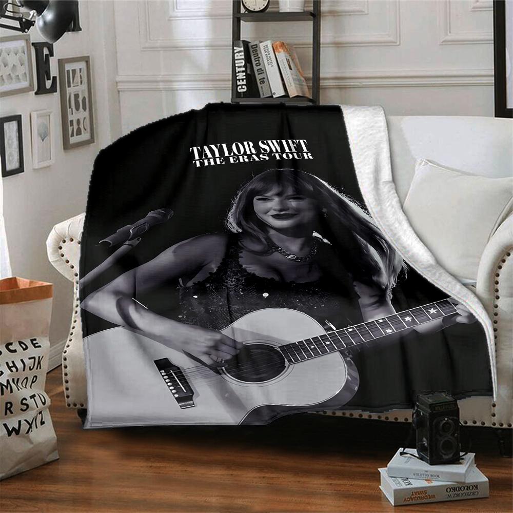 Taylor Swift Live Performance Blanket Soft Throw Blanket For Home Bedroom Bed Sofa Travel Office Solid Christmas Blanket