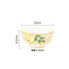Janpanese Style Ceramic Rice Bowl Home Kitchen Noodle Ramen Dinnerware Bowls Flower Printing Fruit Bowls Beautiful Tableware