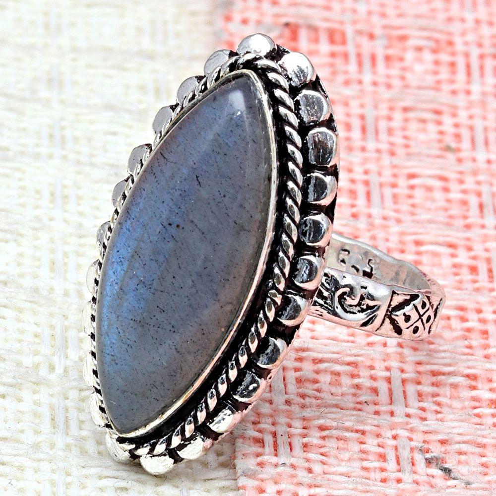 Labradorite Gemstone Handmade Silver Jewelry "8"