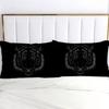 Black Tiger Beast Head Pattern 3D Print Duvet Cover Soft Comfortable Fierce Style Bed Set Wildlife Theme Quilt Cover Pillowcases