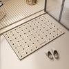 Wasabi-wind Bathroom Diatom Mud Floor Mat Household Water Absorption Quick-drying Floor Mat Toilet Bathroom Door Easy-to-maintenance Floor Mat