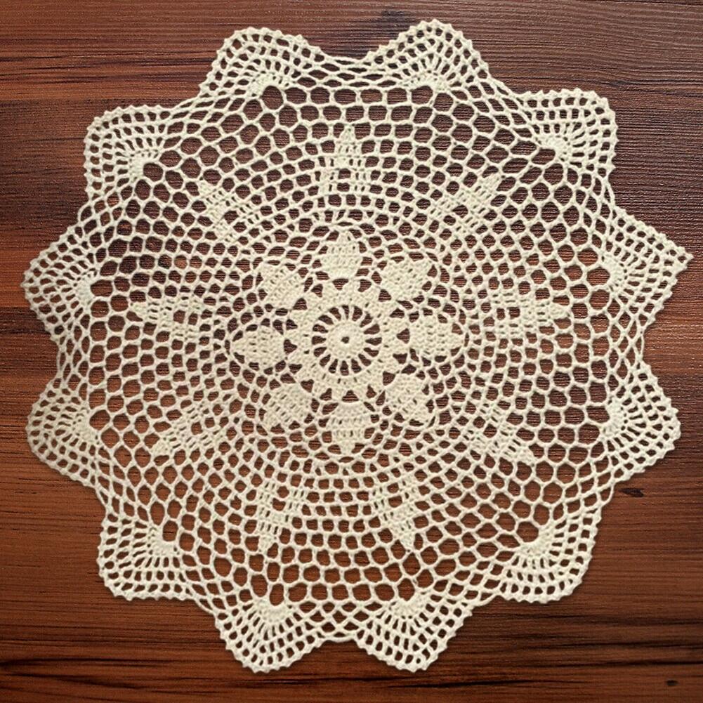 Table Cloth Mat Countryside Vintage Crochet Doily Mats