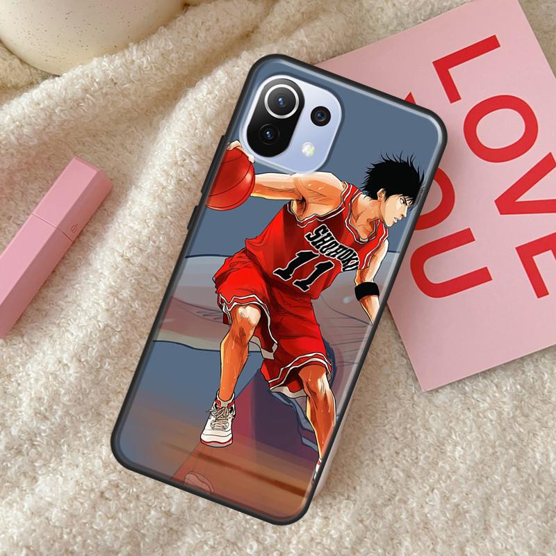 Anime Slam Dunk Back Case For POCO X4 Pro F1 F2 F3 X3 GT M3 M4 X3 Pro Cover For Xiaomi 11T 12 Pro 11 Lite