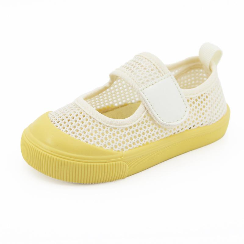 

Детская спортивная обувь Сетчатая дышащая Детская обувь Белые туфли для девочек Однослойные сетчатые туфли для мальчиков 31