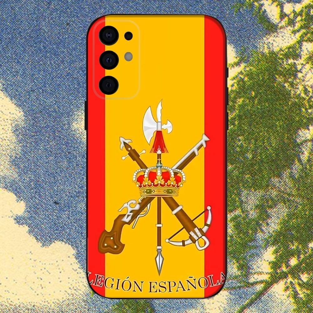 Spanish Legion Phone Case For Samsung S25,S24,S21,S22,S23,S30,Ultra,S20,Plus,Fe,Lite,Note,10,9,5G Black Cover