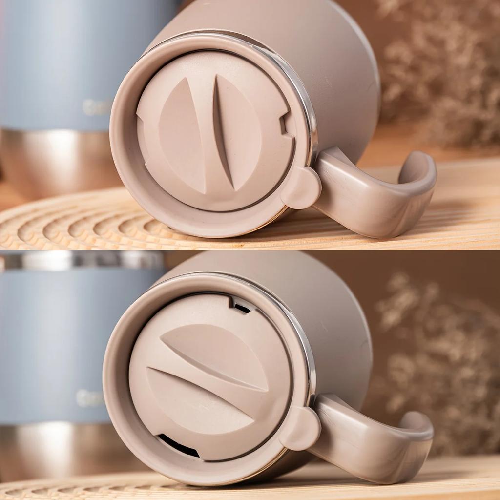 1pc 500ml Stainless Steel Thermos Mug, Vacuum Insulated Travel Coffee Cup, Keeps Hot & Cold, for Home Office Car Camping Gift