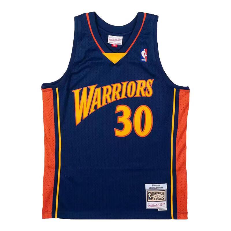 NBA Official Mitchell & Ness Warriors Stephen Curry 2009-10 Season Basketball Jersey