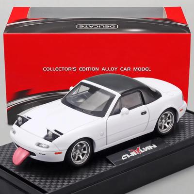 2024 Neu 1:32 Mazda MX-5-Modellautos aus Metalllegierung – vielseitig verwendbarer Geschenkartikel, dekoratives Wohnaccessoire und lustiges Kinderspielzeug