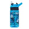 Smiggle Straw Water Bottle Kids Large Capacity Water Cup Student Tumbler Cartoon Silicone Straw Leak-Proof 500ml