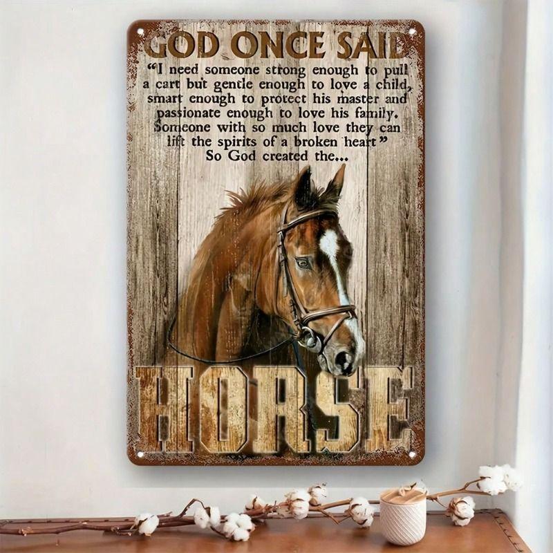 Vintage Metal Tin Wall Poster Sign 20x30cm