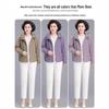 Middle-aged Women's Plus Size Casual Spring Windbreaker - Stylish Top for Spring and Autumn 2026