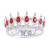 New Bridal Crown Headpiece - Exquisite High-end Wedding Birthday Party  and Cake Decoration - Bridal Hair Accessory - Round Crown Tiara