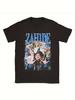 Retro Zahide Bootleg Merch Graphic T-Shirt Bold Zahide Lettering Zehra Portrait Print Streetwear Stretch Fabric Tee Apparel