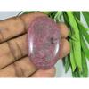 30X47X05MM Natural Red Rhodonite Quartz Oval Cabochon Loose Gemstone SK-3762