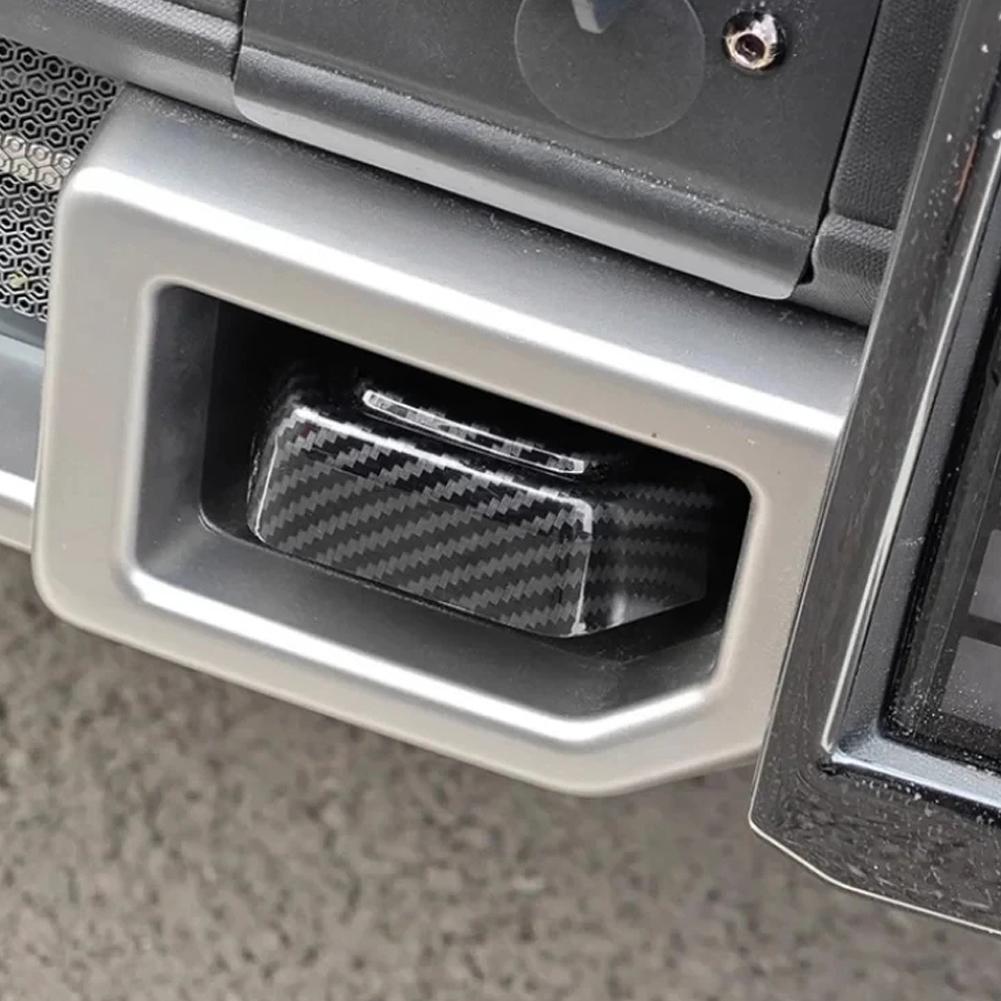Car Trailer Cover Trim Stickers For Chery JETOUR Traveler T2 2024 Trailer Hook Cover Black Warrior Modified Trim Parts
