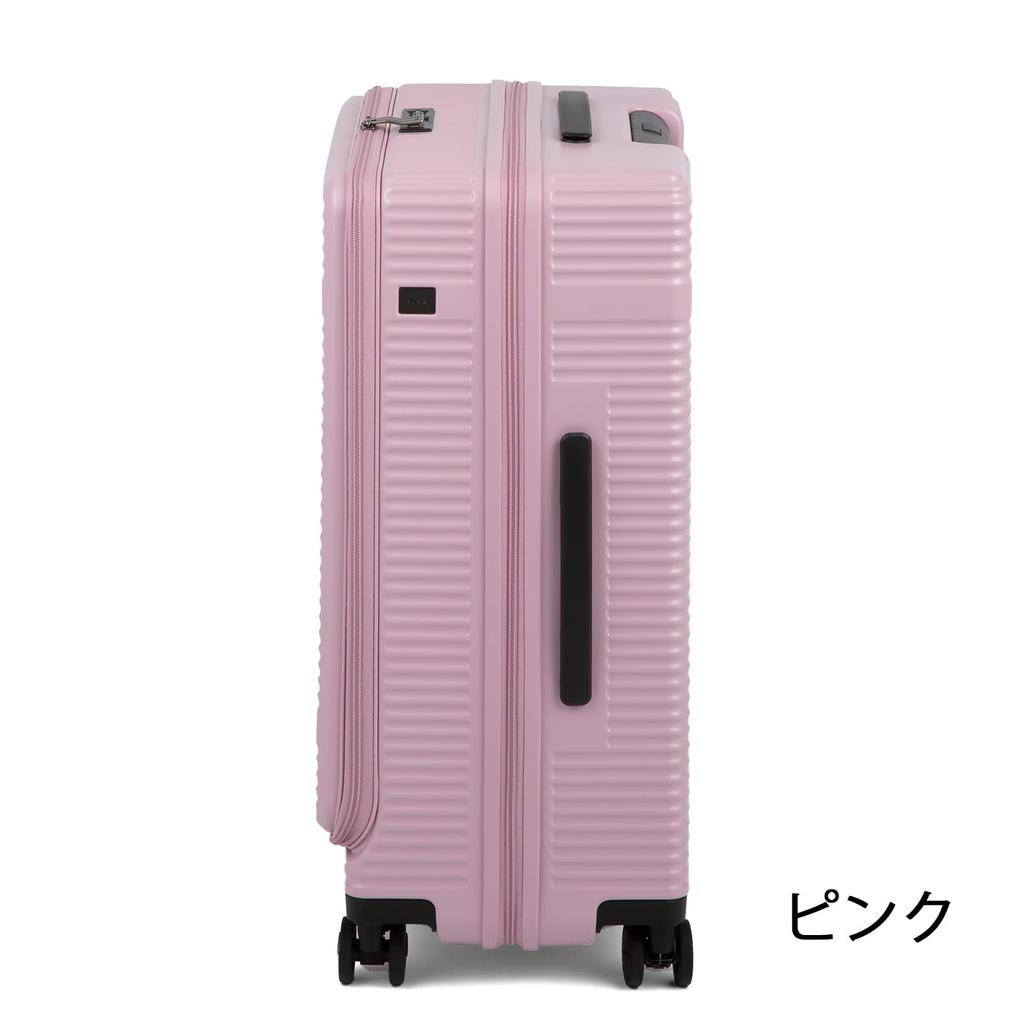 Suitcase Large Large Capacity L Size 5 Nights 6 Days 6 Nights 7 Days Front Open Capacity Expansion Function Caster Stopper Carry Case Carry Bag