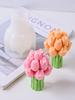 3D Tulip Bouquet Aroma Candle Silicone Mold DIY Mother's Day Gift Flower Ornaments Concrete Molds Handmade Soap Mould Home Decor