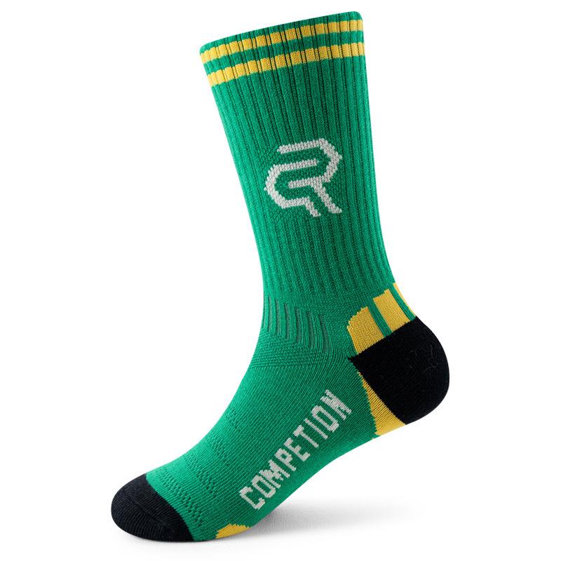 Pro Kids' Mid-Length Basketball Socks for Boys & Teens, High-Top, Real Game Training