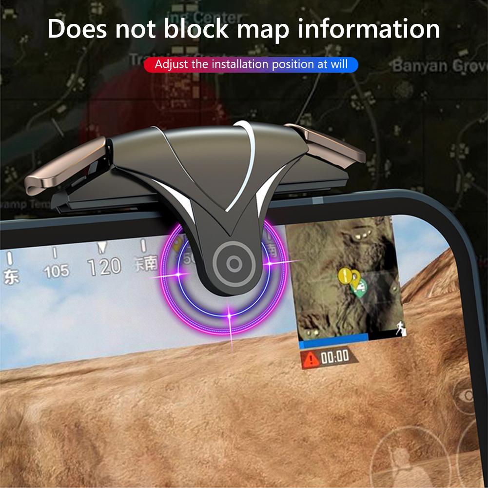 

2 шт. 4-пальцевый телефонный контроллер для прицеливания, стрельбы, триггеров, клавиша для PUBG #C